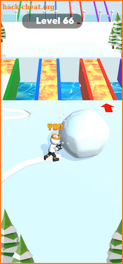 Snow Race 3D: Ice Bridge Run screenshot