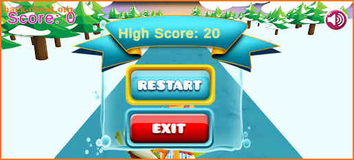 Snow Race : Runner : Kids Game screenshot