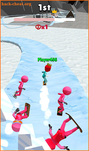 Snow Racing: Winter Aqua Park screenshot