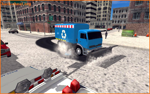 Snow Removal Truck Clean Road screenshot