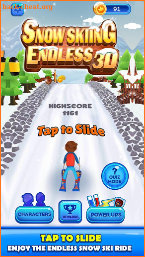 Snow Skiing Endless 3D screenshot