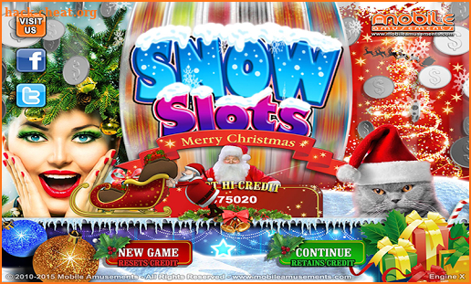 Snow Slots Merry Christmas FREE screenshot