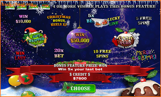 Snow Slots Merry Christmas PAID screenshot