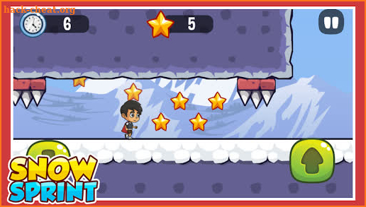 Snow Sprint: Classical Endless Running Game screenshot