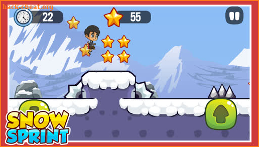 Snow Sprint: Classical Endless Running Game screenshot