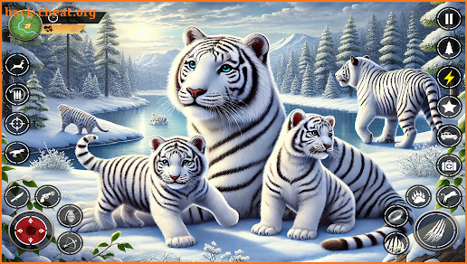 Snow Tiger Family Simulator 3D screenshot