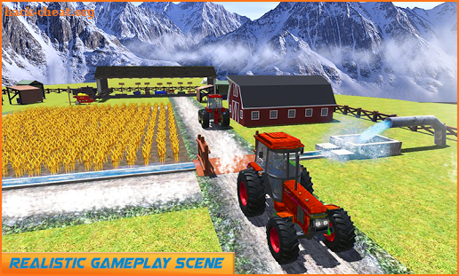 Snow Tractor Agriculture Simulator screenshot