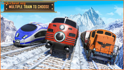 Snow Train Simulator Games 3D screenshot