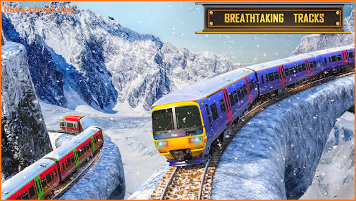 Snow Train Simulator Games 3D screenshot