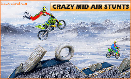Snow Tricky Bike Impossible Track Stunts 2020 screenshot