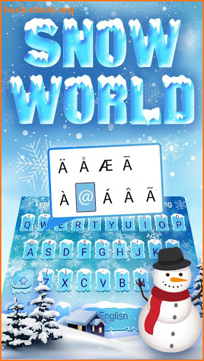 Snow World Keyboard screenshot