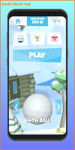 SnowBall - Free Winter Game screenshot