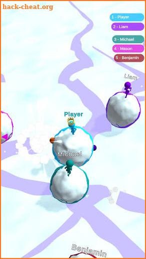 Snowball Man.io screenshot