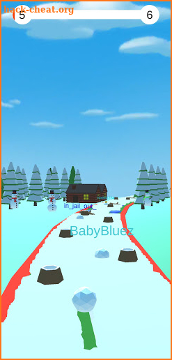 Snowball Race screenshot