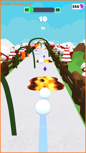 Snowball Rush 3D screenshot