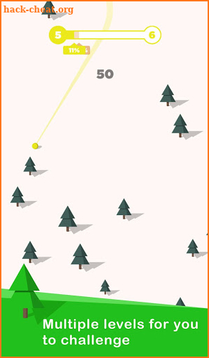 Snowball Slide - Skiing Game screenshot
