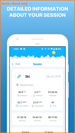 Snowduck – ski & snowboard tracker screenshot