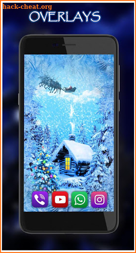 Snowfall Christmas live wallpaper screenshot