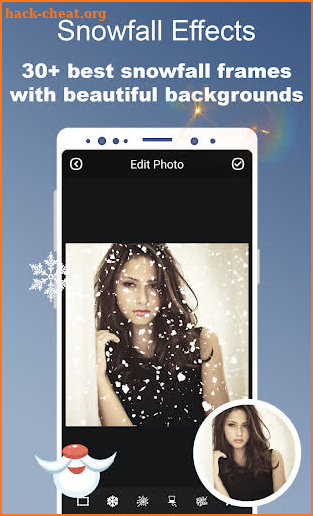 Snowfall Editor - Snowfall Photo Effects screenshot