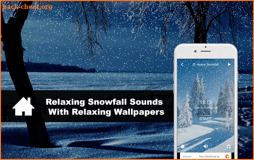 Snowfall Sounds HD: Peaceful, Relax, Meditate screenshot