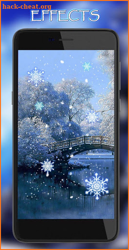 Snowfall Winter live wallpaper screenshot