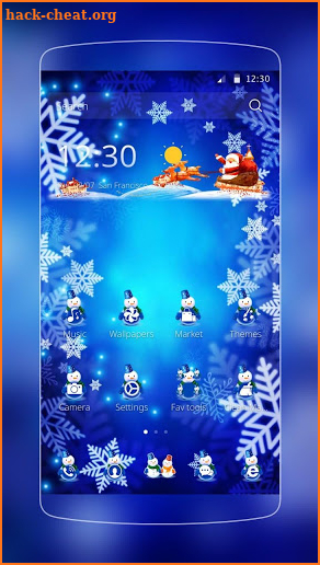 Snowflake Christmas Ice Frozen screenshot