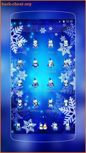 Snowflake Christmas Ice Frozen screenshot