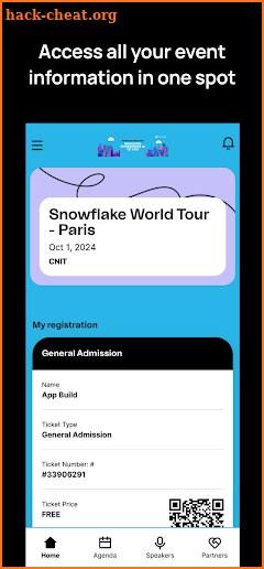 Snowflake Conferences screenshot