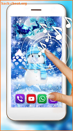 Snowman Christmas Live Wallpaper screenshot