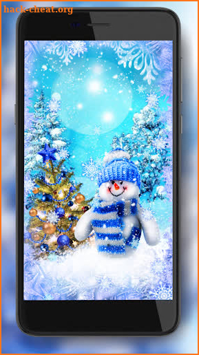Snowman Christmas Live Wallpaper screenshot