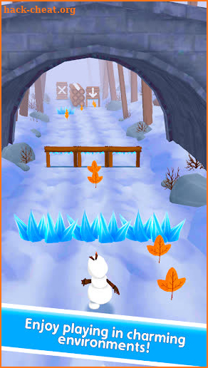 Snowman Rush: Frozen run screenshot