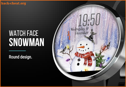 Snowman ⛄ Free Watch Face screenshot