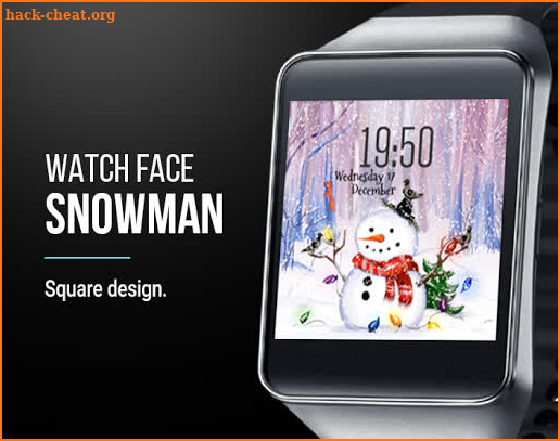 Snowman ⛄ Free Watch Face screenshot