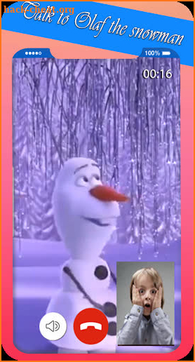 snowman video call and chat simulation game screenshot
