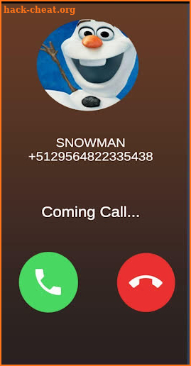 Snowman 📱 video call  +chat (game simulation) screenshot