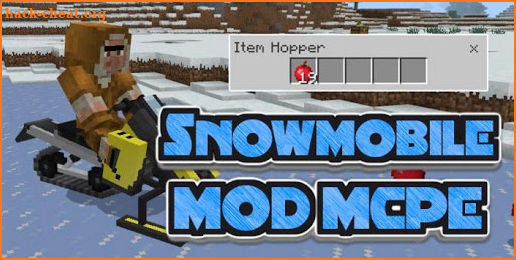 Snowmobile MOD PE screenshot