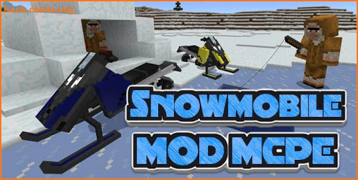 Snowmobile MOD PE screenshot