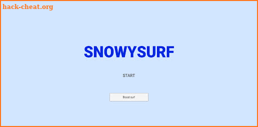 SnowSurf screenshot