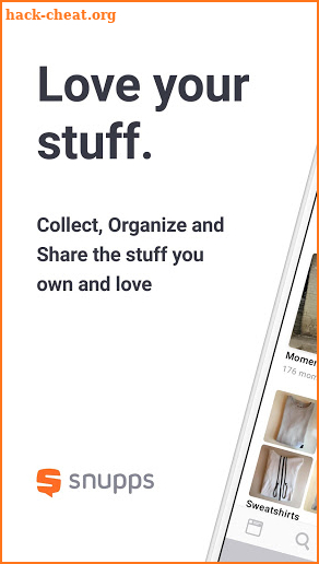 Snupps - Collect Organize Share screenshot