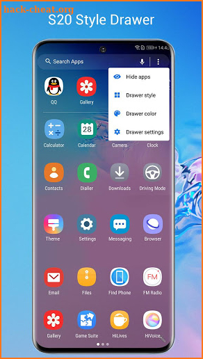 SO S20 Launcher for Galaxy S,S10/S9/S8 Theme,No Ad screenshot