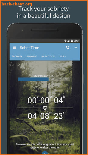 Sober Time - Sober Day Counter & Clean Time Clock screenshot