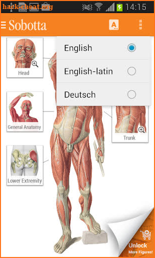 Sobotta Anatomy screenshot