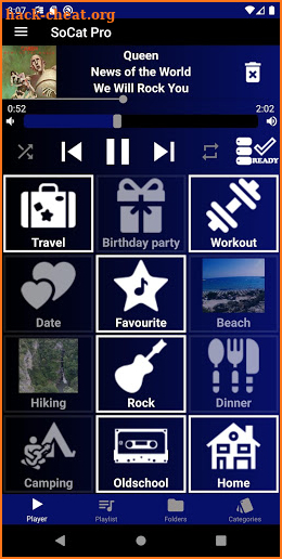 SoCat Pro - Song categorizer and MP3 player screenshot