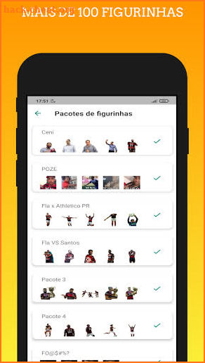 ⚽ Flamengo Figurinhas Engraçadas   - WAStickerApps screenshot