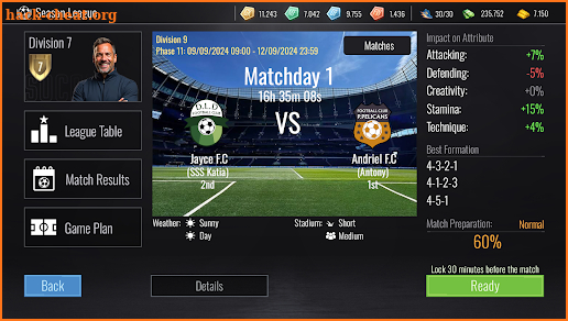 Soccer Dynasty: Club Manager screenshot