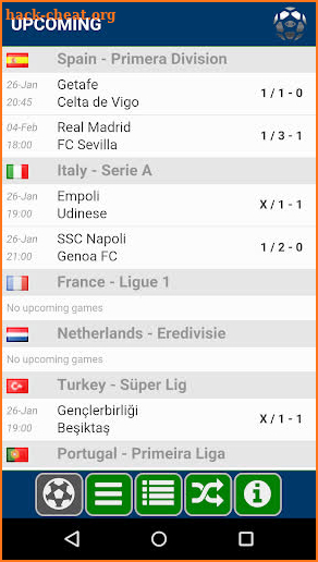 Soccer Forecast screenshot