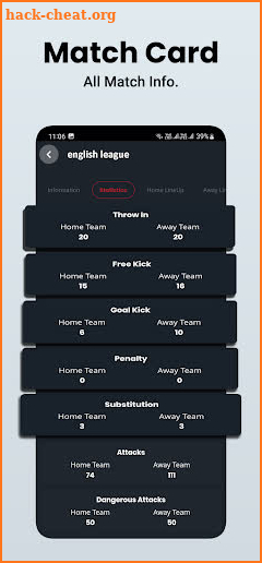 Soccer Live Sports Score screenshot