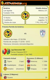 Soccer Mexican League screenshot