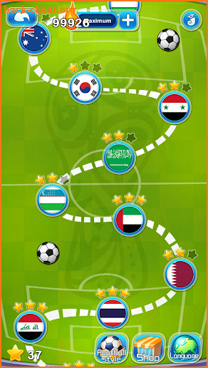 Soccer Pinball- brain football screenshot