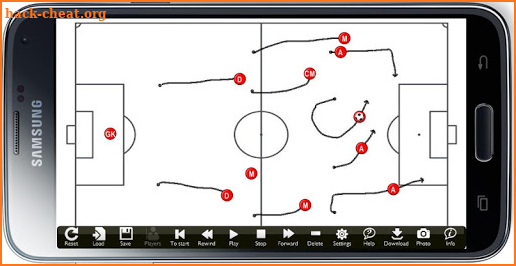 Soccer Play Designer and Coach Tactic Board screenshot